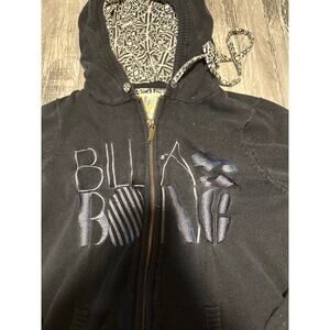 Black billabong zip up women’s hoodie